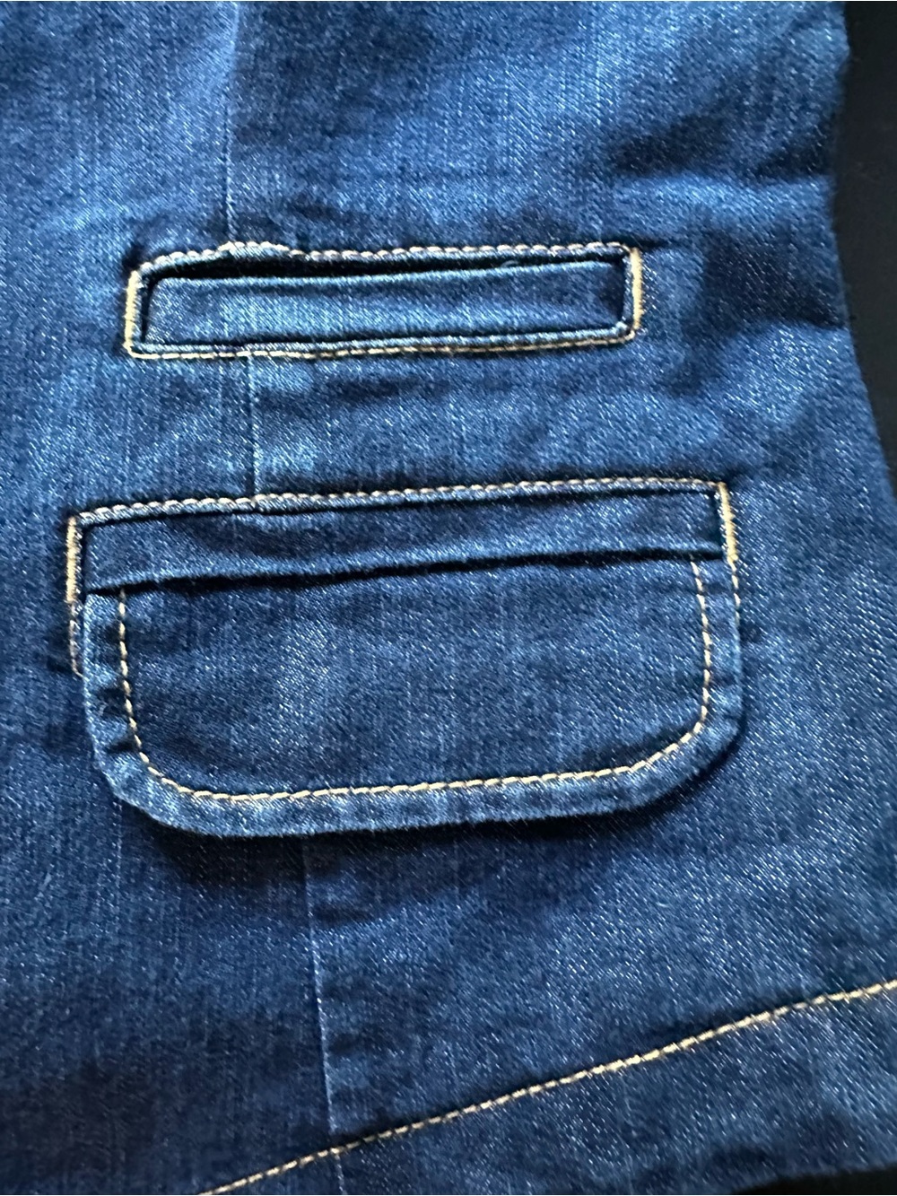 VINTAGE Canyon River Blues Denim Button Front Vest XL - NWT - Picture 6 of 10